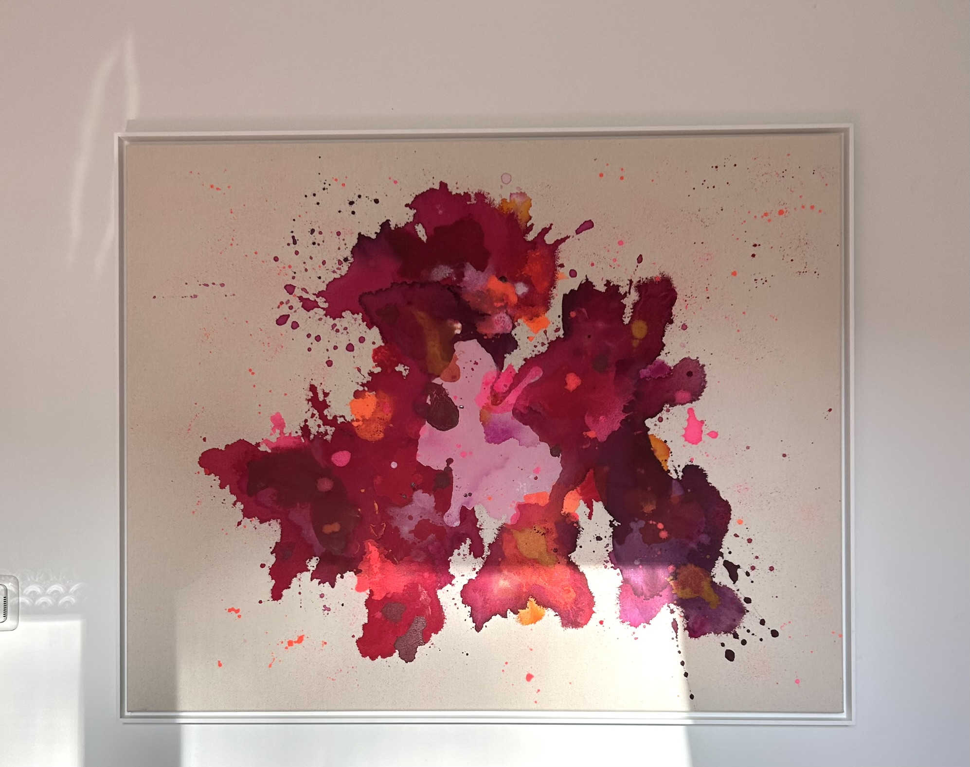 Befreiung, 2025, Acryl auf roher Baumwollleinwand, Ansicht 4
